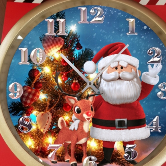 Santa Claus and Rudolph - Picture 2 of 3